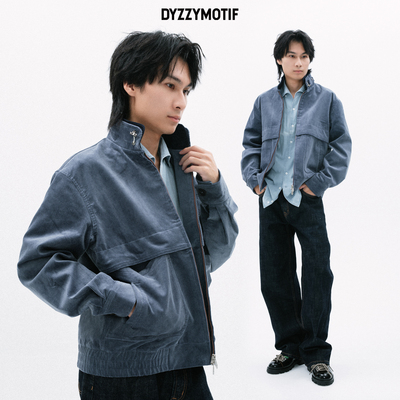 目玄组复古厚款灯芯绒夹克