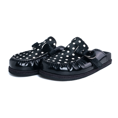 目玄组x环洞联名马毛拖鞋