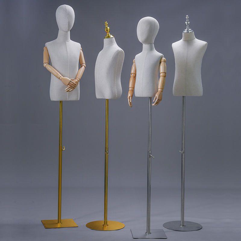 儿童模特道具半身童装服装店男女小孩衣服展示架带头人台模特架子