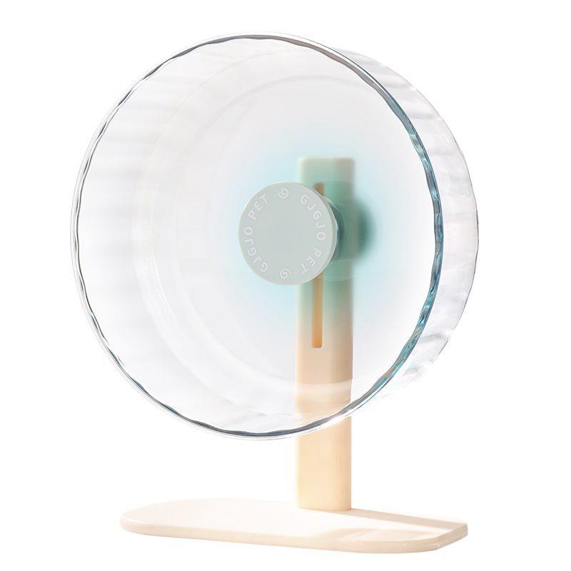 乖卷仓鼠跑轮磁吸静音滚轮加宽大号带支架金丝熊专用笼子造景用品