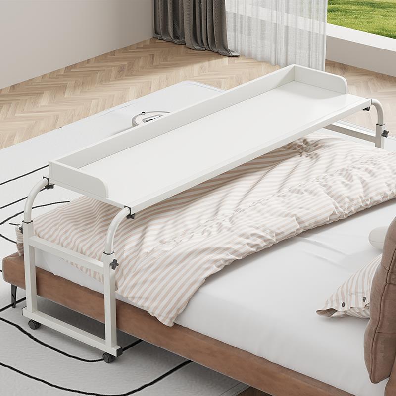 床边桌可移动懒人跨床桌阳台电脑桌卧室靠墙学习桌床尾升降长条桌