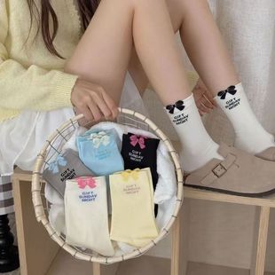 （十双中筒袜）男女款高弹力透气吸汗防臭袜