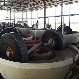 双轮碾金机选湿碾机沙金岩金矿水磨碾子干湿两用厂家全自动电碾机