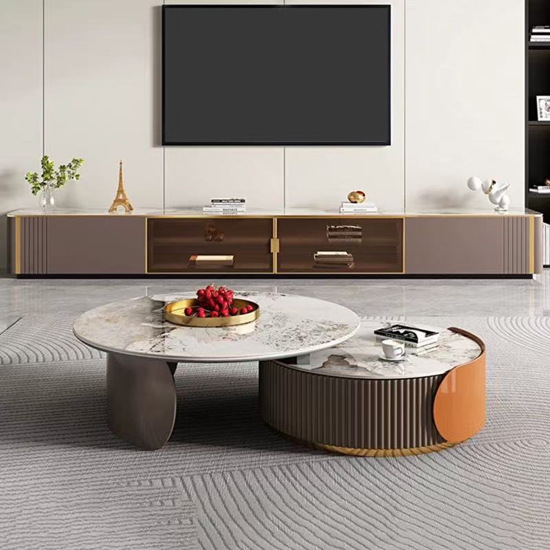 欧派现代简约岩板茶几