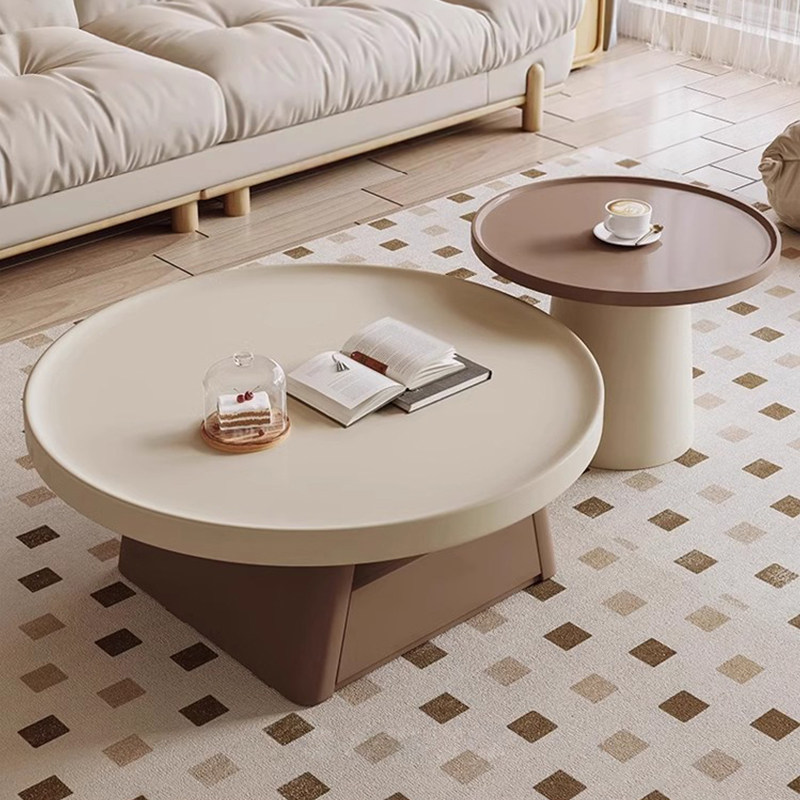 欧派奶油风茶几客厅2026新款现代简约小户型法式客厅茶几电视柜,住宅家具,茶几,淘宝优惠券,粉丝福利购,淘宝优惠卷