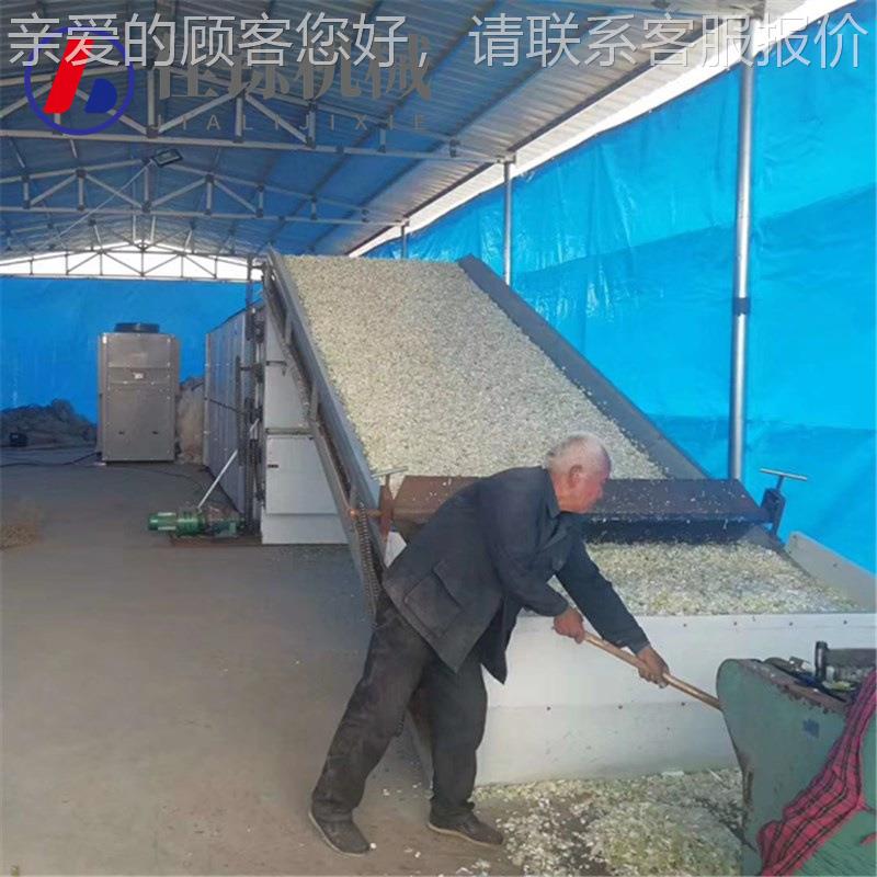 菊花烘干机式工隧备业烘干线大型中药材烘干设JS-WD008风干机道厂