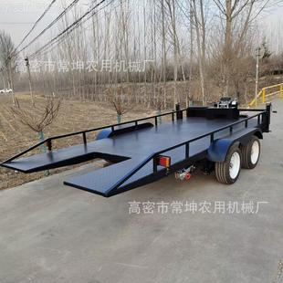 7吨液压自拖卸汽URS车雨拖 厂家供 车平板拖车大吨位重型拖车棚车