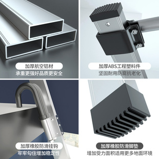 百佳宜阁楼梯高扶手安全家用爬梯折叠长梯上下床铺屋顶可定制伸缩