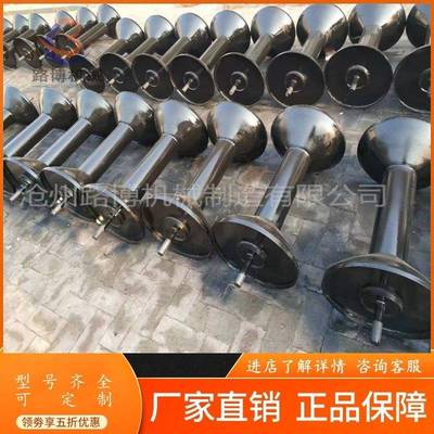 盐辊山托厂家输送带喇叭托辊粮使用食寿命长大头托辊转动均516匀