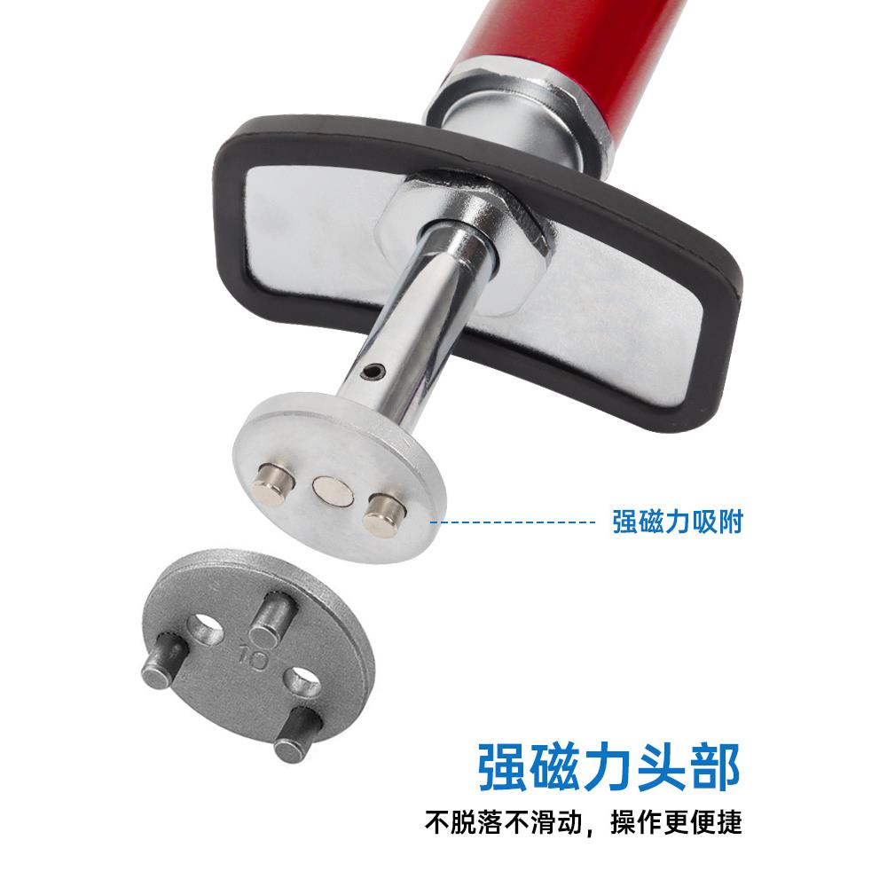 气动碟式刹车分泵调整工具活塞回位顶回工具换刹车片拆装刹车分泵