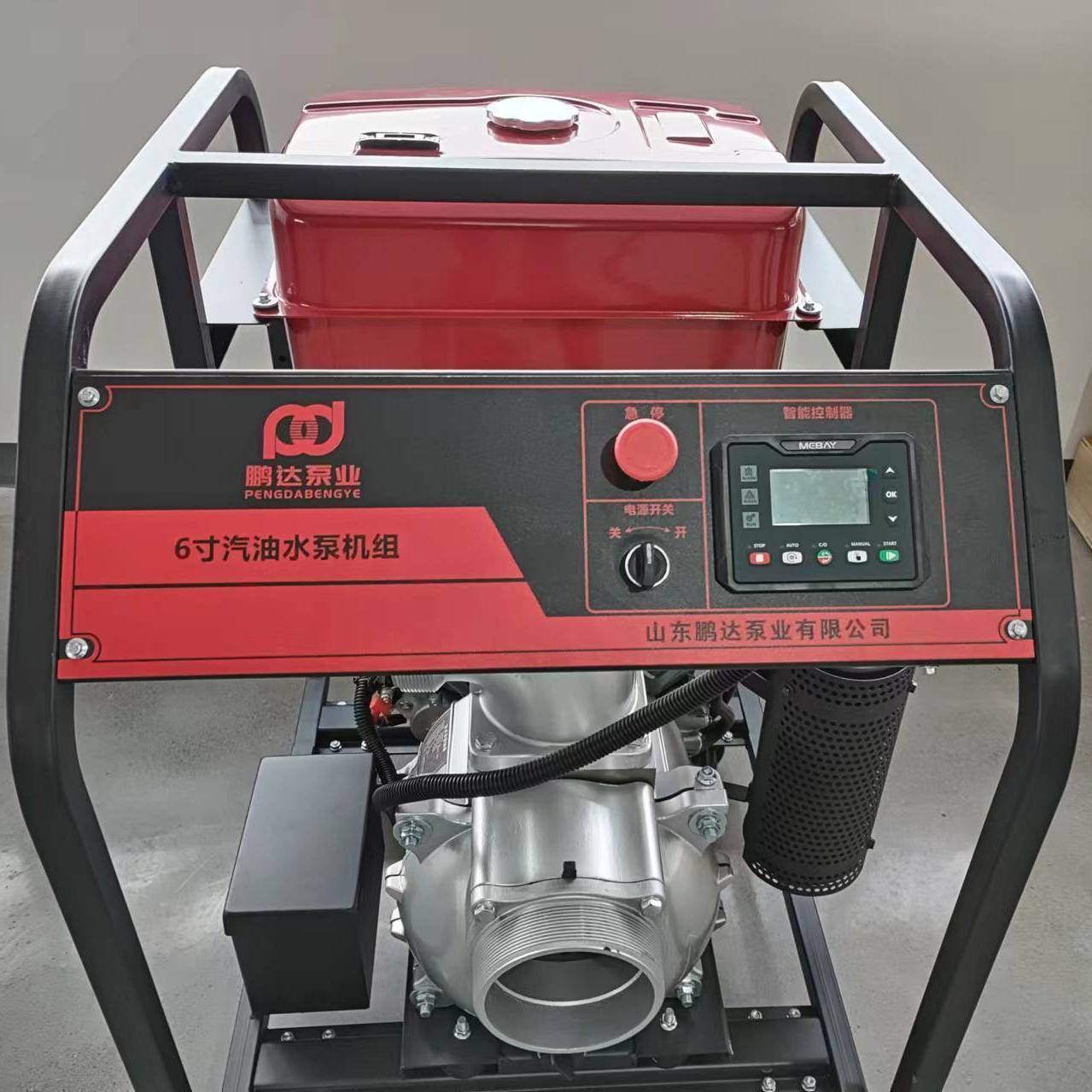 汽柴油机泵洪抢险W排水DWZ作业抗51K汽油机水泵集中面板控制