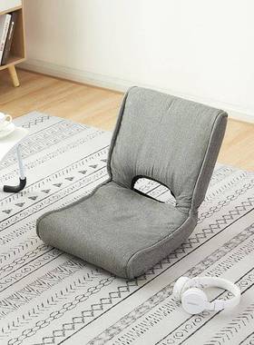 W发6式飘窗榻榻米座椅日折叠F765HM76卧室懒人沙宿舍床上靠背椅休