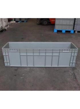 超大号灰物流色箱塑料周转箱子大条胶白箱CJO色长盒子养鱼养龟盒