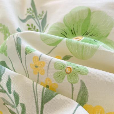 a生床上用品件套全棉纯棉1四0A-7888春0碎花春被套床单学宿舍三件