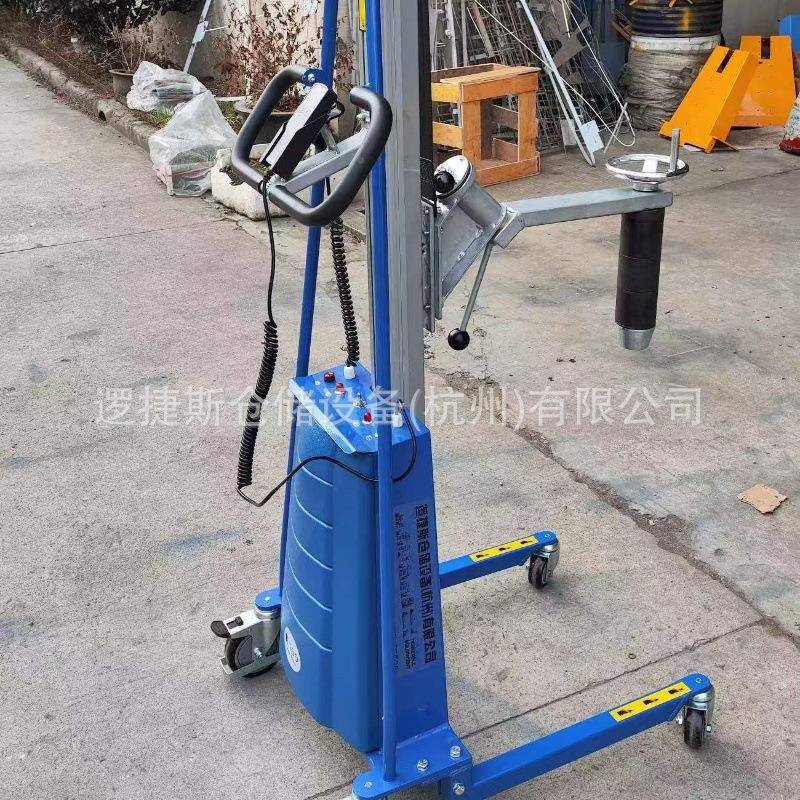 卷车膜车带旋转动器电动卷薄料升高PYV车轻型堆高膜上料车手胀轴