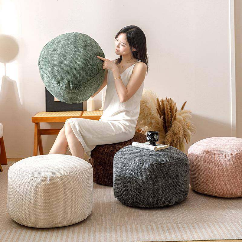 2026榻新款简约现代款色懒沙发3客素厅坐墩人脚凳榻米坐垫,居家布艺,美臀垫/保健坐垫,淘宝优惠券,粉丝福利购,淘宝优惠卷