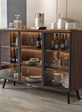 边柜现代简约意式简轻奢客极厅茶水柜靠墙碗厨餐房柜柜06595玄关
