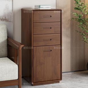 EVD实木床头多柜保险保一体带指纹密码锁家用功箱能储物柜床头险