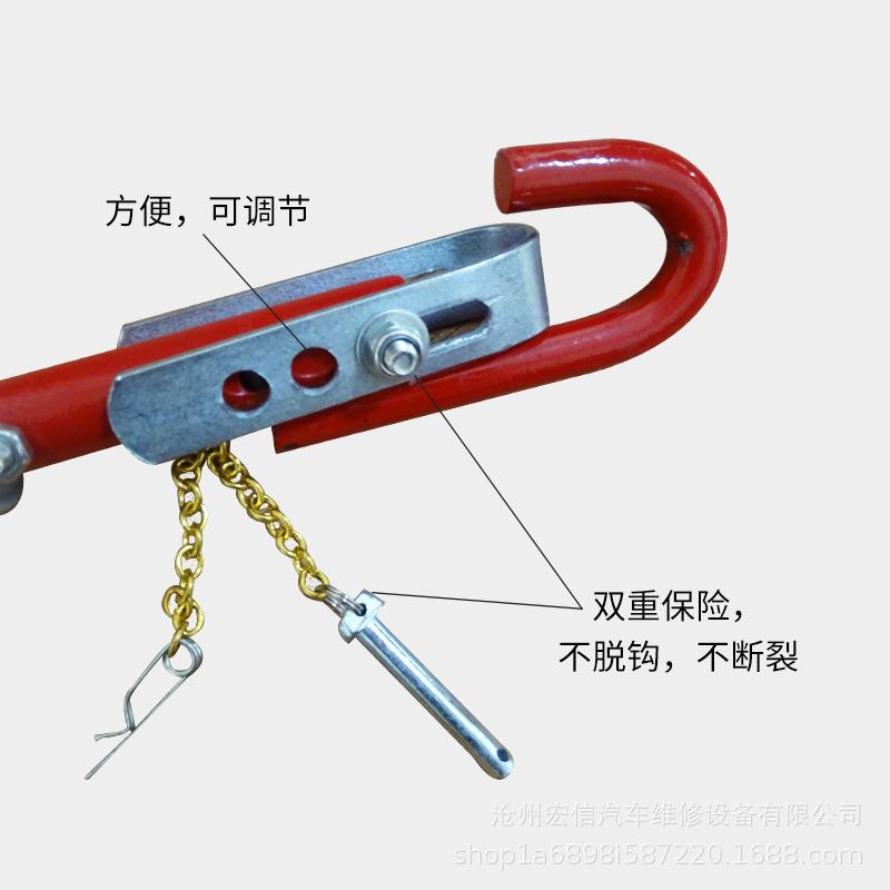 厂家拖车杠牵引杆拖车杠硬拖重型拖车绳配件3T5T6T20T