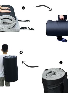 便携式人户单外海绵床垫子棉露营运WTD动可折叠防潮旅行泡沫记忆