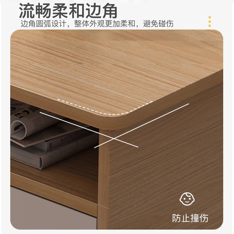 茶几小户型客厅家用沙发边几简约现代出租屋用创意简易卧室小桌子