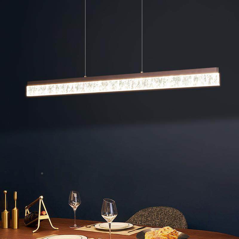 餐厅灯现32代桌简约高档吊一字led长条吊台灯办公室茶前台轻奢吧,家装灯饰光源,智能吊灯,淘宝优惠券,粉丝福利购,淘宝优惠卷