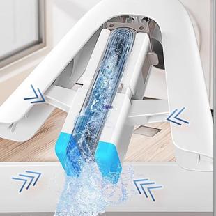 海绵拖家用一拖02把免手洗净强5吸水胶2棉对691折式 地拖地加大