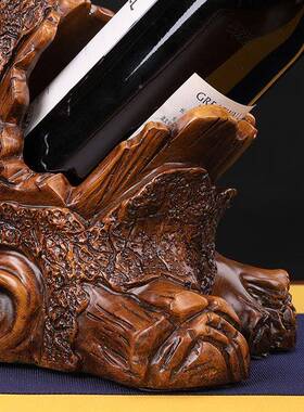 孔雀酒架客厅摆件创意瓶托架南收红纳YMJ0061厅酒餐柜装饰品云旅