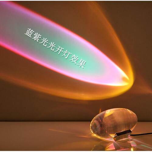 天空之眼水晶台灯日不落卧室床头氛围创意大利网红投影LED小夜灯
