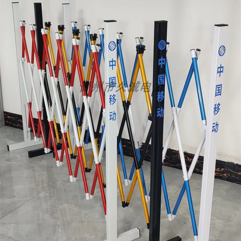 定制锌钢铁伸缩围栏移动护栏安全警示施工铁马栅栏阻挡隔离防护栏