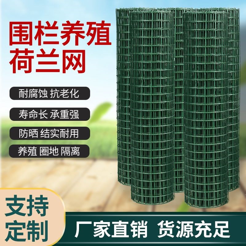 硬塑铁丝网养殖网荷兰网围栏网护栏网栅栏养鸡网铁网防护网隔离网