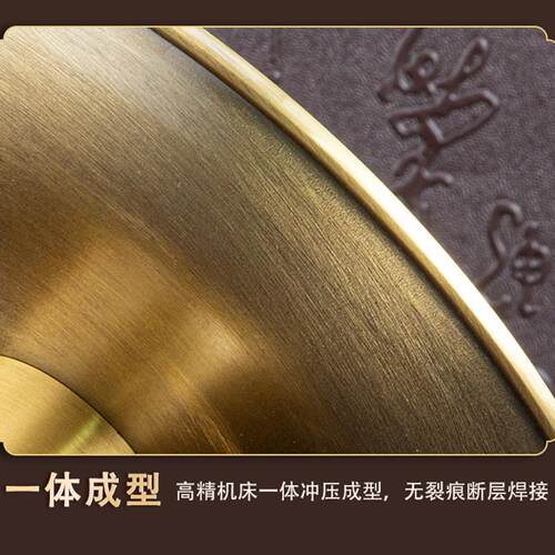 纯黄铜供盘财神爷仙家佛前黄铜上供果盘供佛供奉关公家用水果贡品