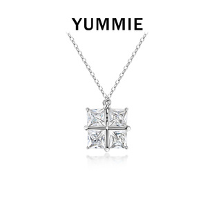 YUMMIE原創(chuàng)設(shè)計(jì)磁吸純銀項(xiàng)鏈銀飾品項(xiàng)鏈高級(jí)感輕奢星芒吊墜