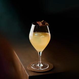 高脚杯 日式 家用餐厅水晶玻璃葡萄酒杯 手作 矮脚鸡尾酒杯 红酒杯