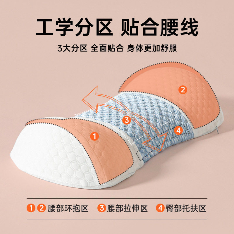 记忆棉腰枕热敷腰垫睡觉