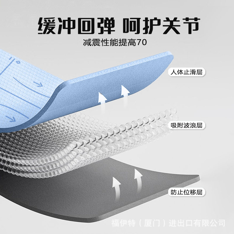 健腹轮专用垫刻度垫平板支撑仰卧起坐运动垫子防滑腹肌轮运动垫