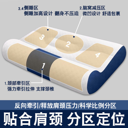 颈椎枕头助打护睡眠呼成