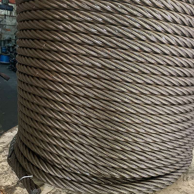 贵州巨龙钢芯636WS+IWR-24mm龙门吊、码头、船厂吊装钢丝绳 现货