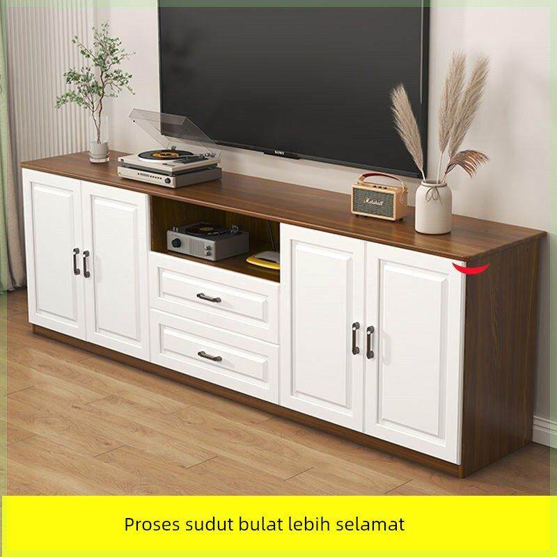 电视柜实木家用客厅储物柜现代简约小户型卧室欧式多功能高柜地柜