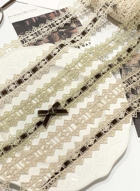 国外单覆古宫式可穿戴带状水溶性蕾丝花边配件旗袍设计A046