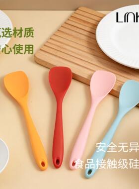 LINKE邻可虹彩系列硅胶锅铲食品级耐高温不粘锅专用小号辅食铲