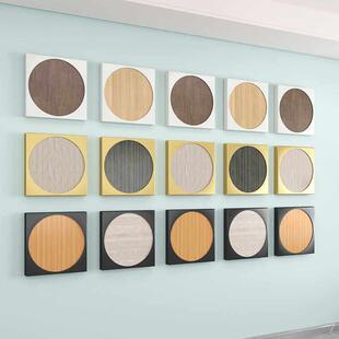 挂墙样品色板展架石材试用包整体橱柜门板色板石英石铝扣板生态板