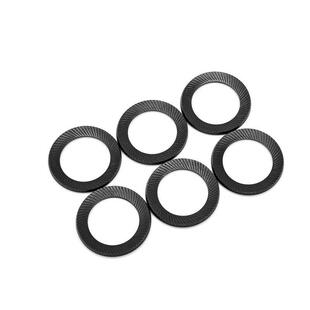 65Mn 双面滚花碟型垫圈 DIN9250 锰钢蝶形 双面花纹 M3-M42