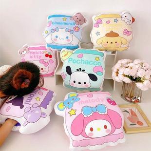 黑美旋律枕头手暖可爱卡通儿童午睡枕头肚子睡觉枕头学生睡觉沙发