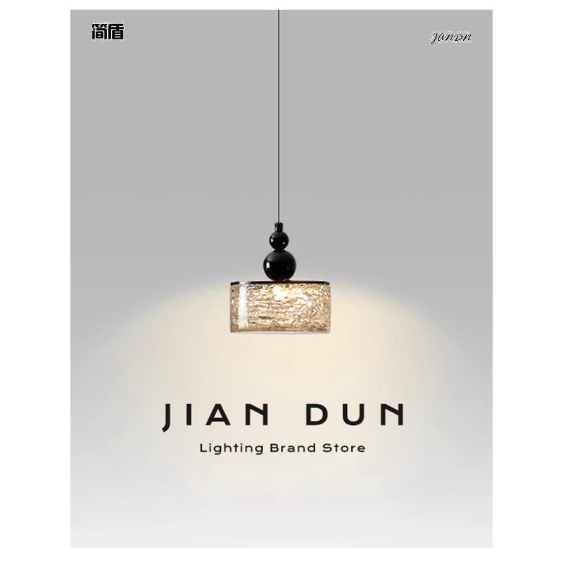 简盾意式轻奢极简卧室床头吊灯现代简约创意长吊线客厅玄关过道灯