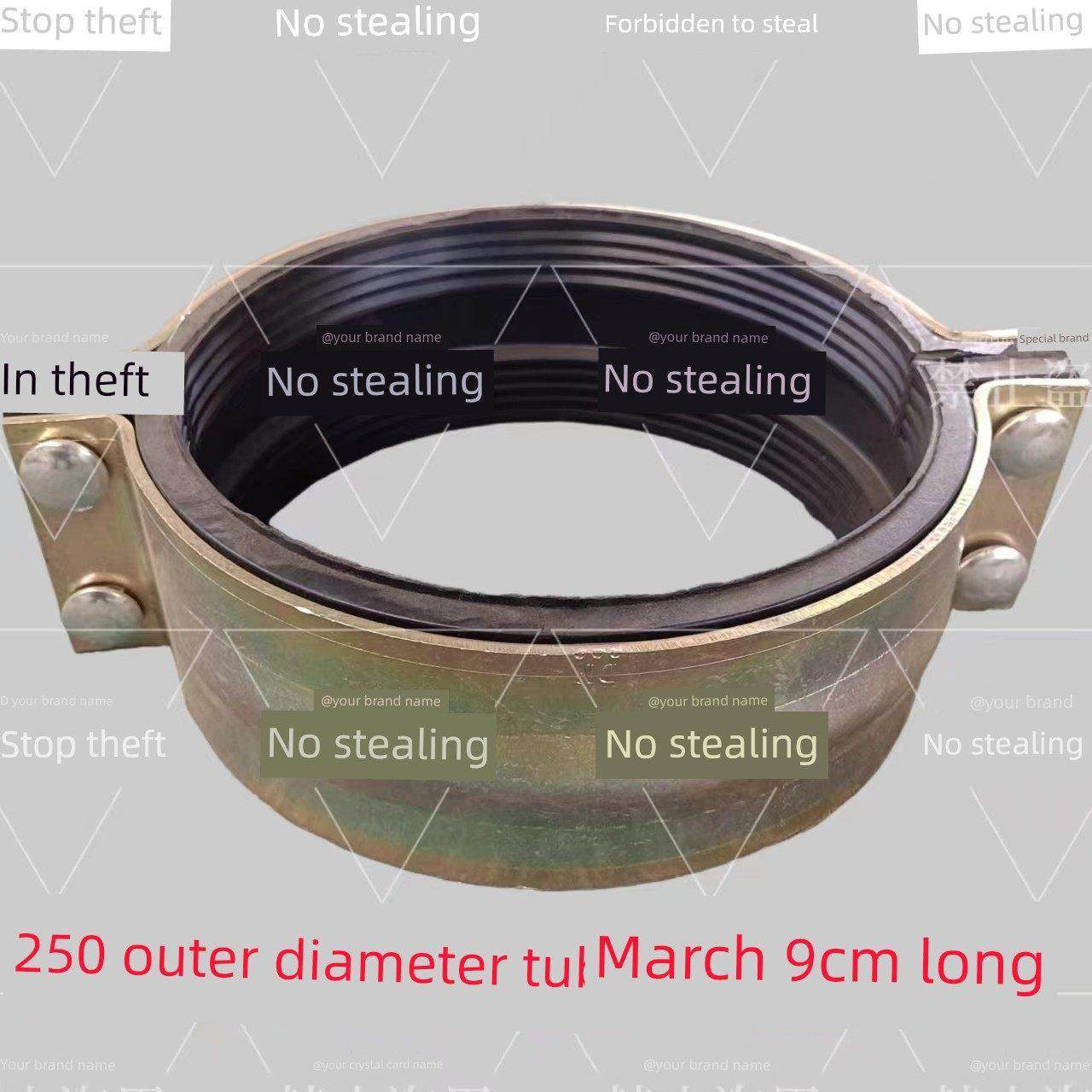 镀锌汉服接头抓补Pe Pvc管漏补箍90cm长超短水管堵漏夹板,五金/工具,管接头,淘宝优惠券,粉丝福利购,淘宝优惠卷