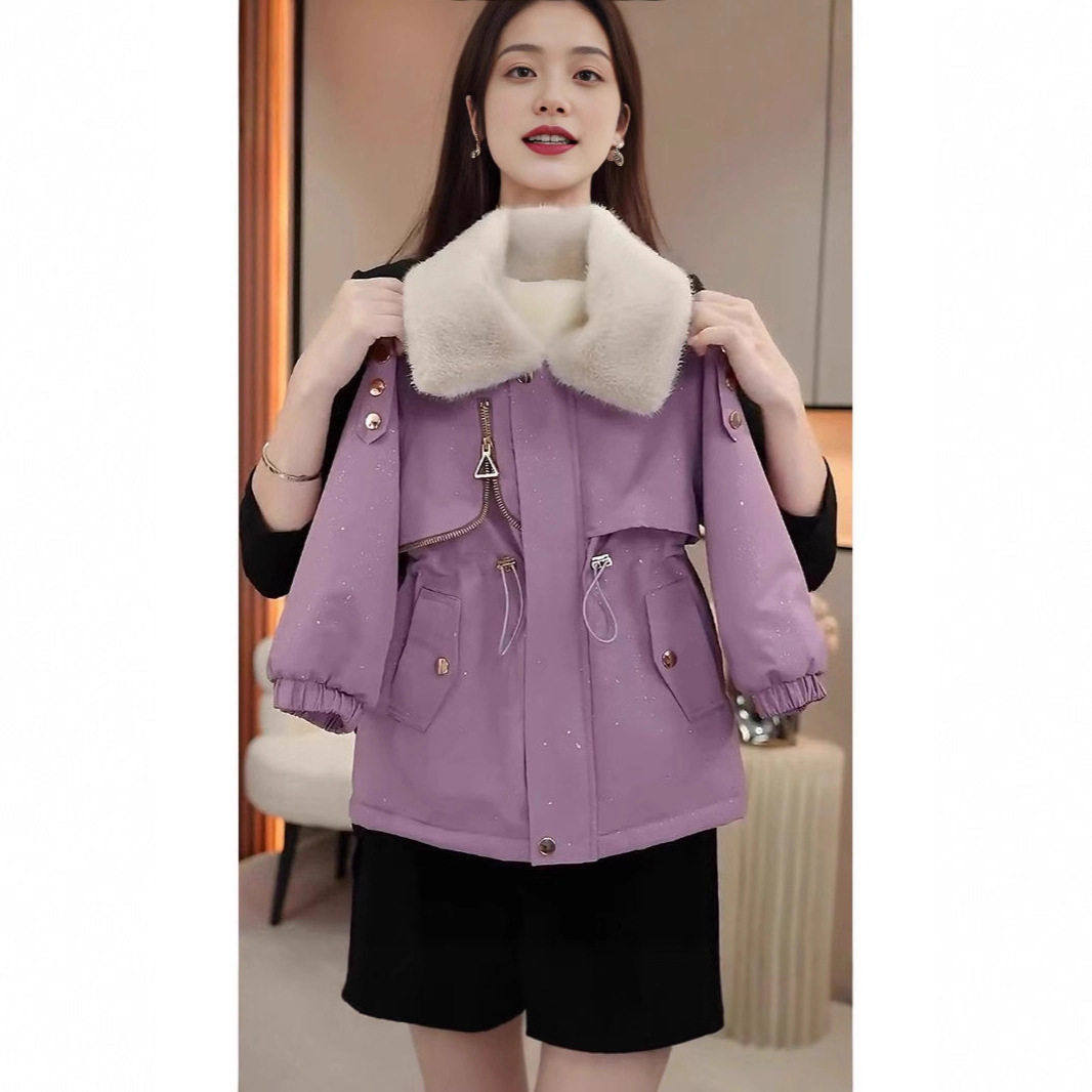 女童加绒派克服秋冬装2025新款儿童时髦上衣韩版女孩加厚外套洋气,童装/婴儿装/亲子装,棉袄/棉服,淘宝优惠券,粉丝福利购,淘宝优惠卷