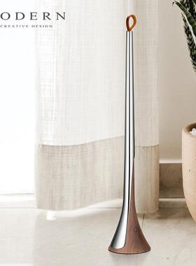 MODERN摩登创意超长鞋拔轻奢长柄家用不锈钢鞋耙玄关自立式鞋拔子