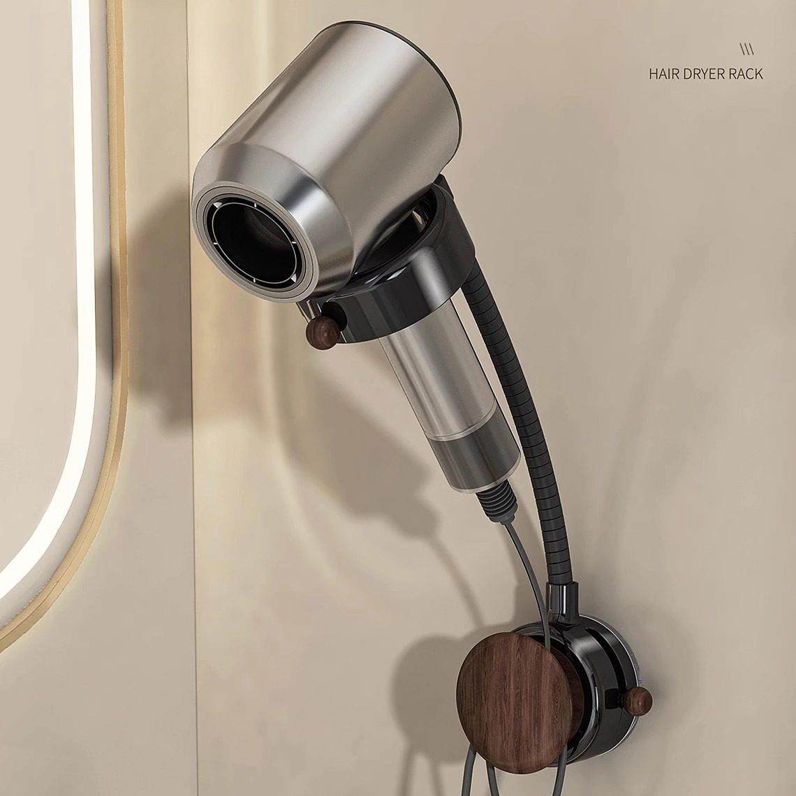 吸盘吹风机置物架免打孔懒人支架解放双手化妆室吹风机筒收纳挂架,家庭/个人清洁工具,吹风机置物架,淘宝优惠券,粉丝福利购,淘宝优惠卷