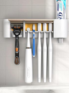 韩国O2care牙刷消毒器智能烘干牙刷架剃须刀置物架牙具免打孔壁挂
